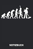Notizbuch: Straße fegen Besen Hausmeister Hausmeisterservice Straßenreinigung Evolution | Lustiges Niedliches Tagebuch, Notizheft, Schreibheft | ca. A5 mit Linien | 120 Seiten liniert | Softcover