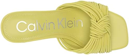 Calvin Klein Women's BEANCA Heeled Sandal, Lime 330, 8 | Image 4