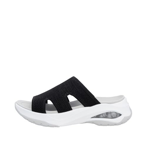 Rieker Damen W3150 Slides, Schwarz, 39 EU