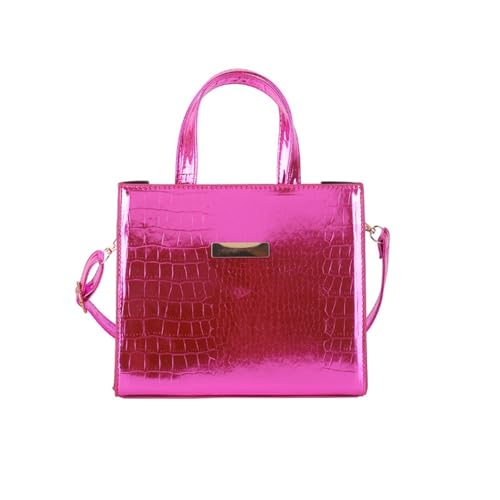 Sac à main texturé en crocodile pour femme tendance chic