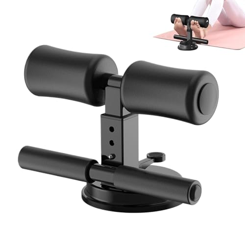 Barra para sentadillas de suelo, equipo para ejercicios con ventosas – Equipo de entrenamiento abdominales para hombre y mujer | Herramienta de entrenamiento abdominales para casa, gimnasio, yoga