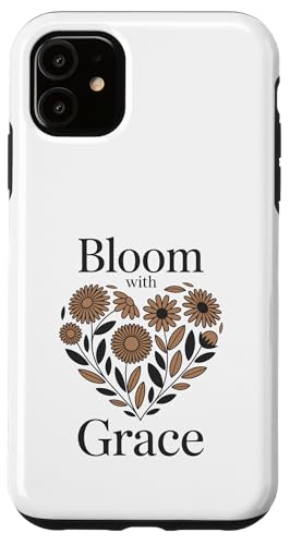 Bloom With Grace �n�[�g�^�t���[�����C���X�g �X�}�z�P�[�X iPhone 11 �p