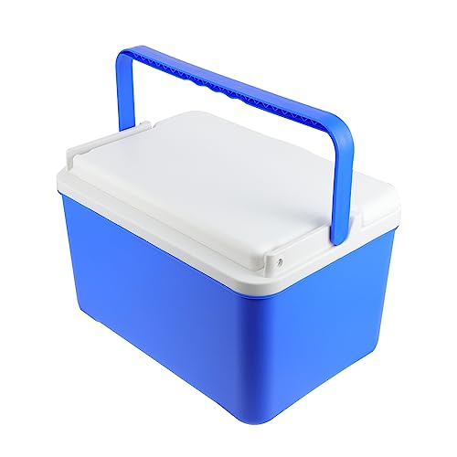 Abaodam Caja térmica portátil para alimentos, cesta de picnic aislada con asa para acampar al aire libre, compras y pesca, cesta enfriadora