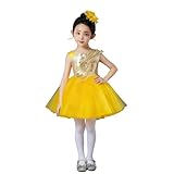 NSICBMNO Partykleid für Mädchen, Tutu, Prinzessinnenkleider mit Kopfbedeckung, 3D-Blume, Pailletten, glitzerndes Netz, mehrlagiges Kleid, Geburtstag, Hochzeit, Brautjungfernkleider, Tanz, Ballkleid