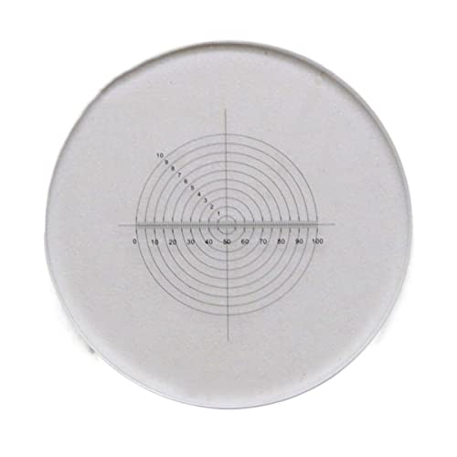 Microscope Micrometer Diameter 20.4mm Eyepiece Reticle Cross Ruler Grid Scale(MS-1-HY)