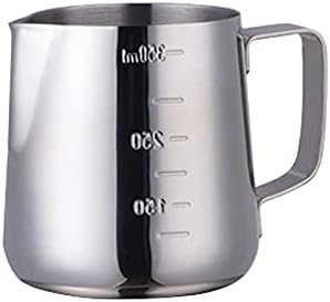 Buyer Star Espumador de leche, espumador de café, herramientas Picher Barista, taza mental de acero inoxidable, accesorios para expreso, kit de