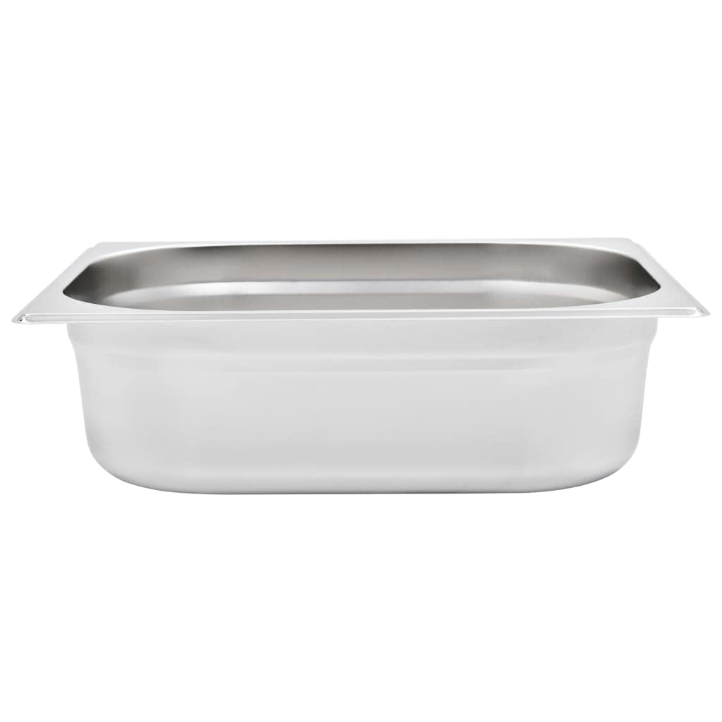 Contenitori Gastronorm 4 pz GN 1/2 100 mm in Acciaio Inox-50888