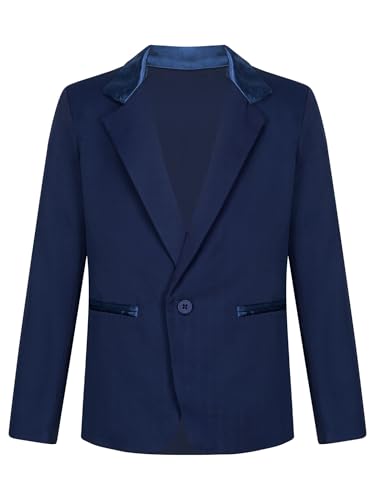 TTAO Chaqueta de traje para niños con un botón,...