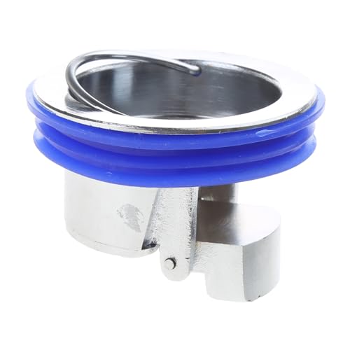 Frotox Scarico a pavimento antiodore, nucleo antiriflusso, deodorante nucleo, scolapiatti per doccia, tappo di scarico, nucleo fognario, argento, 4,2 x 4,2 x 3 cm