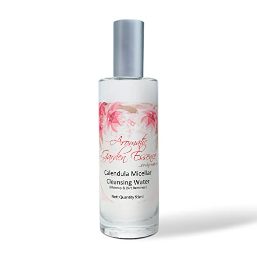 AGE Calendula Micellar Water, Cleanses pores and Waterproof Makeup For all Skin Types, Hydrating & Soothing Skin, 95 ml