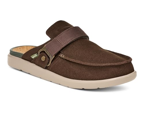 Image of Sanuk Mens Happy Hour Lite | Bottle Opener Buckle | Slip On Shoes for Men | Mens Loafers | Removable EVA Insole