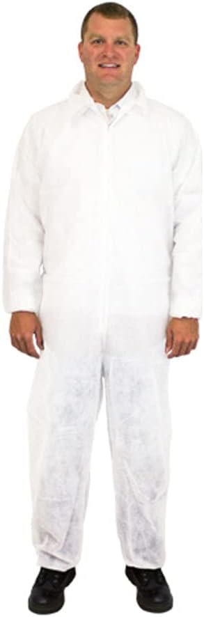 The Safety Zone DCWH-MD-BB-HEWA White BB Coveralls