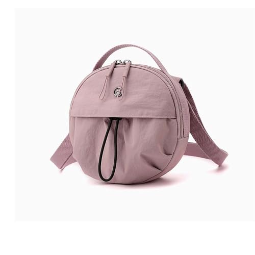 Single Shoulder Bag Simple Versatile Crossbody Large Capacity Messenger Travel Purple3