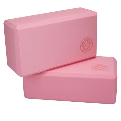 Yoga Block 2er Set VonBueren | 22 x 12 x 7,5 cm je Yogablock | Yogablöcke für Damen und Herren aus EVA | Klötze für Pilates Yoga Block 2er Set VonBueren | 22 x 12 x 7,5 cm je Yogablock | Yogablöcke für Damen und Herren aus EVA | Klötze für Pilates