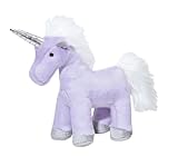 Fluff and Tuff Violet Unicorn Plush Dog Toy