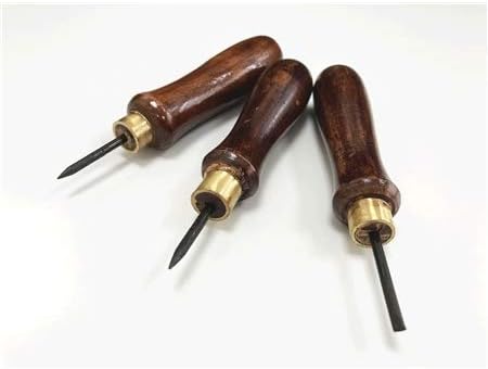 Toolzone 3 Piece Bradawls with Wooden Handles (to Ease The Insertion of a Nail or Screw)