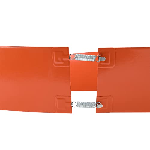 Norjin 55 Gallon Metal Drum Heater, 5 X 68.5In Drum Pail Heater Silicone Heater Pad  With Temperature Controller 120V 1200 Watt   #TOP4