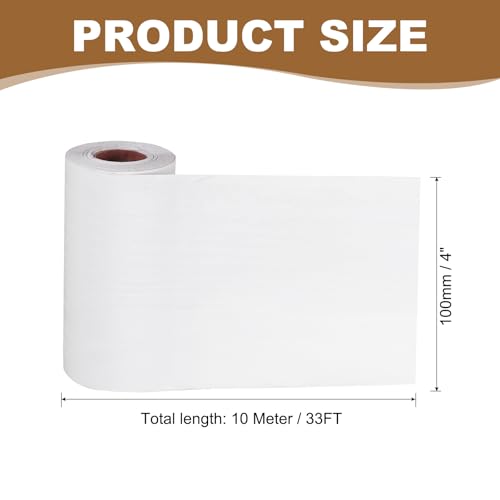 Ruban de réparation adhésif grain de bois blanc 33'x4" patch meubles sol