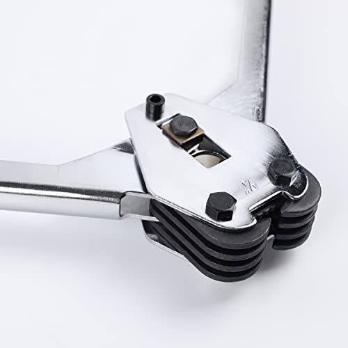 Image of Banding Tool - Strapping Sealer & Crimper with 20 inch Extended Handle & Ergonomic Design & Harden Steel for 1 /2~3 /4 inch Heavy Duty PP /PET /Plastic Strap Band Packaging