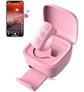 INNCNN Remote Scrolling Ring for TikTok with Cell Phone Stand, Bluetooth Page Turner for iPad iPh...