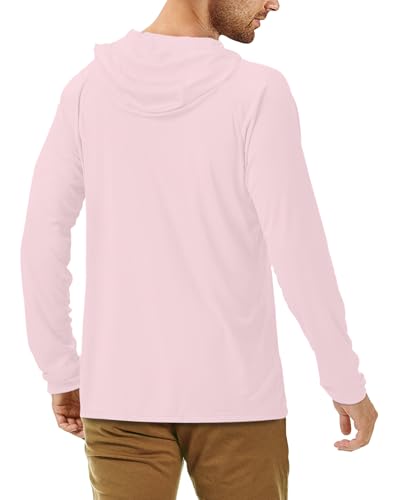 Image of Roadbox Mens Fishing Sun Hoodie, Long Sleeve UPF 50+ UV Protection Shirts