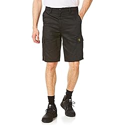 Pantalones Cortos De Trabajo Iron Mountain IMSHO226 Pantalones cortos de trabajo para hombre, color negro, talla 30 pulgadas de cintura