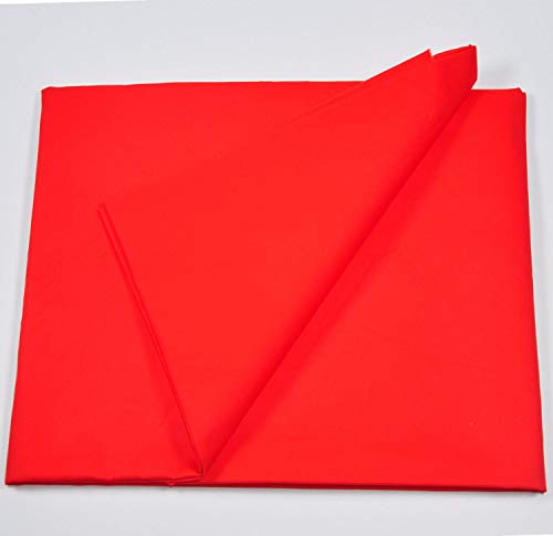 Premium Red 100% Cotton Twill Fabric – Versatile Upholstery & Craft Material, 36 Inch Length, 4.5oz Weight, 60 Inch Width