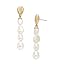 Gold/Pearl Agnethe Drop