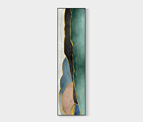 Impression Giclée abstraite brossée 40x150cm pour une décoration raffinée