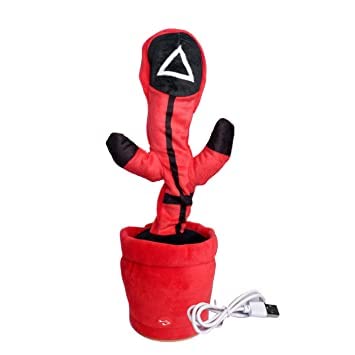 KAVIN Dancing Cactus Toy Funny Cactus Talking Toy Birthday Return Gift Item for Kids Boys and Girls Pack of 1 Random Colours