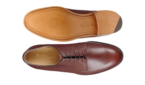 BARKER Nairn Men's Lace-Up Oxford Shoes – Handcrafted Luxury Leather Derby Dress Shoes for Formal Wear4