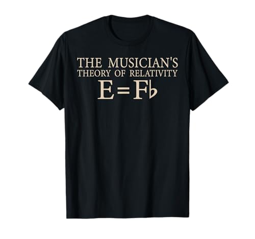 Musicians E=F Flat Piano Joke T-Shirt Women Men Funny