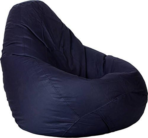 Large Bean Bag Without Beans (Only Cover) (Navy Blue)-picture-10