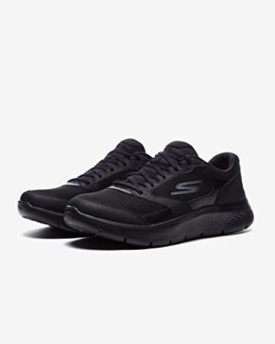 Image of Skechers Men Go Walk Flex Flat (BBK,9), Black