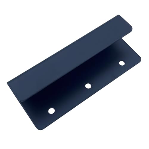 Image of 4 PCS Black Steel Wall Tile Bracket, Ladder Hanger for Wall Mount, U Bracket, Billboard Hook, Thickness 2 mm, Slot Width 25mm