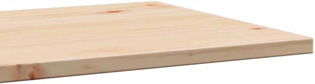 Replacement Dining Table Top, 50x50x1.7 cm, Square Coffee Table, Restaurant Bar Table, Commercial Use, Solid Pine Wood, Brown, Ideal for Dining Rooms and Cafes