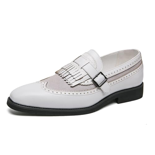 Mens Tassel Slip On Dress Shoes Loafers Casual Flats Formal Oxfords Low Heels