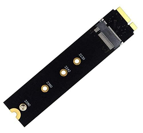 RuhZa M.2 NGFF B Key B+M Key Slot to 7+17 Pin Adapter Card, for MakBook Air A1465 A1466 (2012 Year only) SSD Replacement, HDD Converter Card Support Sata Based 2230 2242 2260 2280 SSD RT-SM1N (B0D9VT72RL) Amazon Price History, Amazon Price Tracker