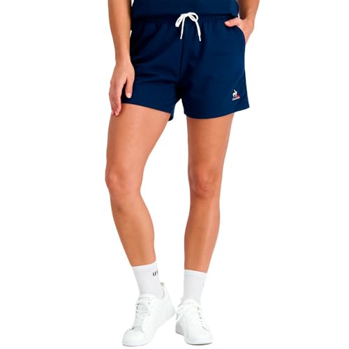 Short Le Coq Sportif Ess N°1 W vêtement sport femme short hybride bleu