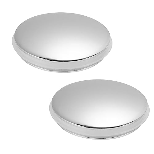 Juego de 2 tapones de drenaje para lavabo, 36 mm con botón pop-up, tapón de drenaje de repuesto para cocina y baño