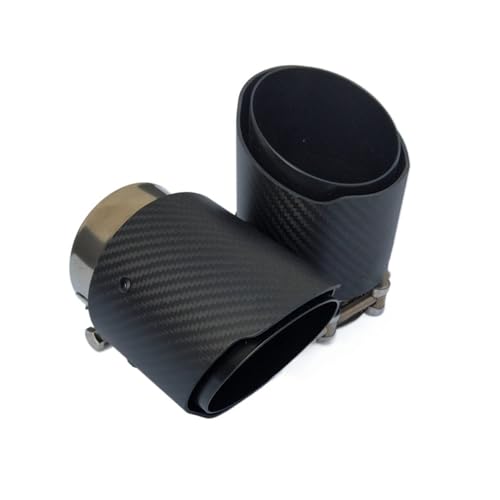 Embout d'échappement de voiture Mazda CX5 : canule carbone mat 80mm 101mm