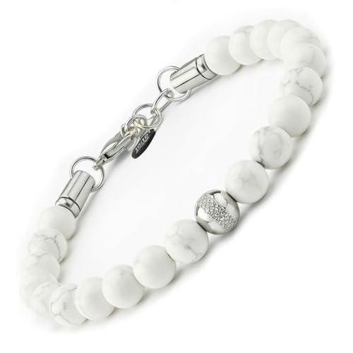 Bracelet en pierres naturelles durable et réglable qui ne casse pas