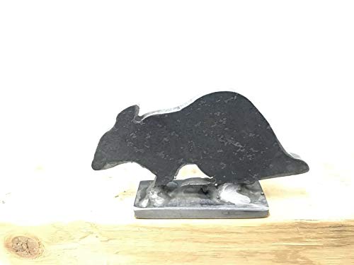 Make It Ring Targets Mouse Silhouette Steel Knock-Over Target 4”X 2” Rimfire .22 9Mm #TOP9