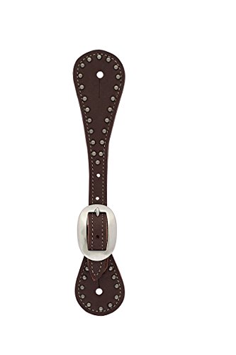 Harnais cuir éperons Weaver Cuir 30-0321 Youth huilé Canyon Rose pour botte équitation