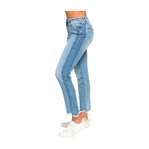 Judy Blue High Rise Side Panel Detail Slim Jeans Sold by Ivory Gem2