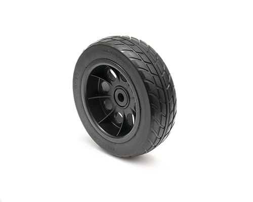 Roue increvable 10X3 r-Trac Offset Whl BLK amortissante pour chariots R10 et R12