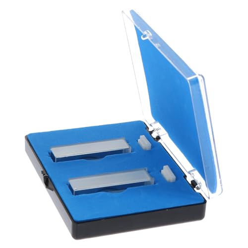 Hemobllo Cubeta de Cuarzo para Espectrofotometría 10 MM 2 Unidades Transparente UV-Vis Cubeta Óptica de Laboratorio para Análisis Preciso de Muestras