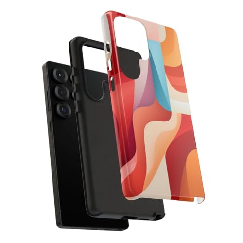 Coque Samsung S25 Ultra rigide protégeant des rayures style abstrait - 4