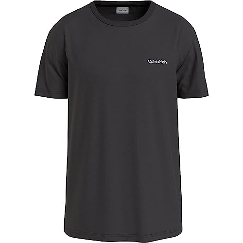 Calvin Klein Men's Cotton T-Shirt, Ck Black, 2XL