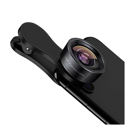 KEYWING Obiettivo fisheye 198 ° Fish Eye Telefono Camera Lens Kit per iPhone Fish Bowl Obiettivo della Fotocamera Accessori per iPhone 7 8 x XR 11 12 13 Pro Max Samsung Smartphone